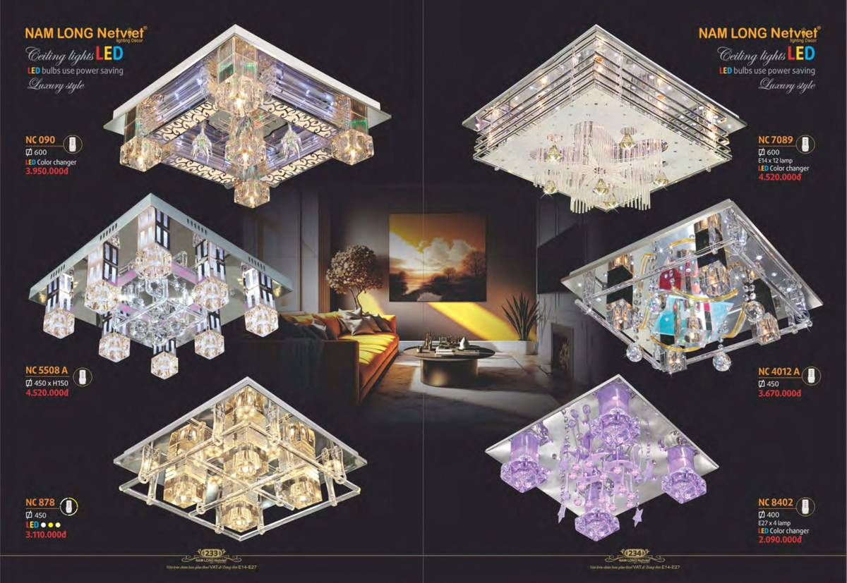 Đèn trang trí NAM LONG Catalogue và Bảng giá tại Bình Dương /Page 11